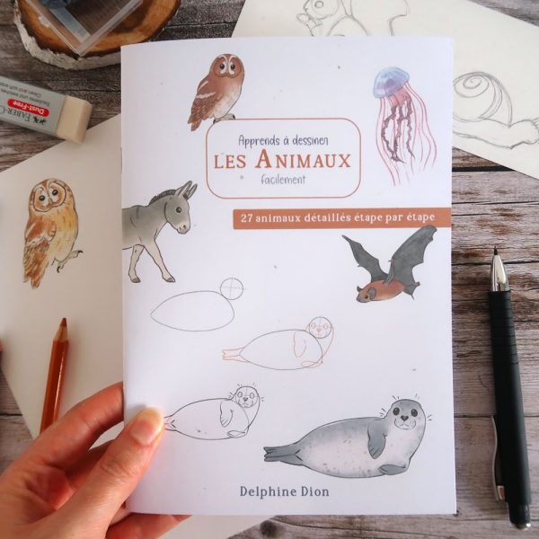 livret "Apprends à dessiner les animaux facilement"