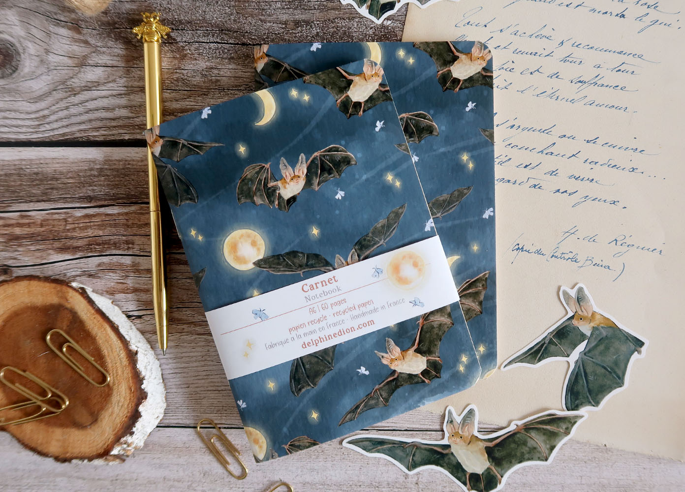 Carnet | Chauves-souris et ciel étoilé – Image 4